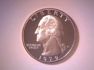 1979 S TYP 1 **PROOF** WASHINGTON QUARTAL **KOSTENLOSER VERSAND** - Bild 1 von 2