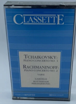 Tchaikovsky Concerto No. 1 Rachmaninoff No. 2 (Cassette Tape 1976 Classette) NEW - Image 1 of 2