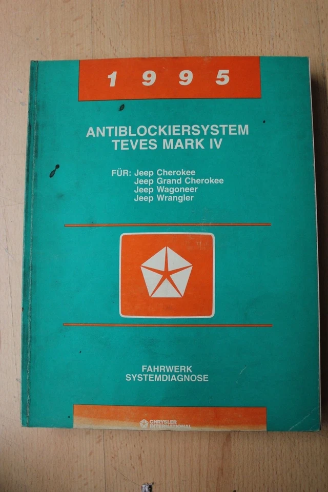 Chrysler Jeep 1995 Grand Cherokee Wrangler ABS TEVES MARK IV Systemdiagnose - Bild 1 von 1