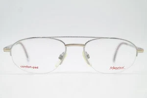 Vintage Glasses Menrad 1427 Silver Gold Half-Rim Eyeglass Frame - Picture 1 of 6