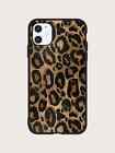 Leopard Print Case For Iphone 15 14 13 12 11 Pro Max Plus Mini 7 Shockproof Case