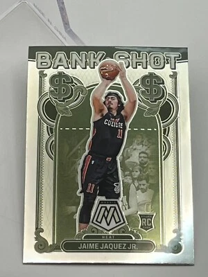 2023-24 Panini Mosaic Bank Shot Insert RC #11 Jaime Jaquez Jr. Miami Heat - Image 1 of 4