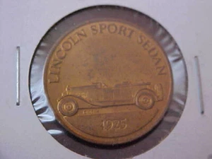 1968 Gedenkauto Token -- 1925 Lincoln Sport Limousine - Bild 1 von 2