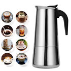12 Cup Stovetop Coffee Maker Stainless Steel Mocha Espresso Coffee Maker P4S6