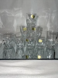 Arcoroc #6 Shot Glasses 2 oz & 2 Small Arcoroc Juice-sized Glasses -Lot Of 8 - Picture 1 of 12