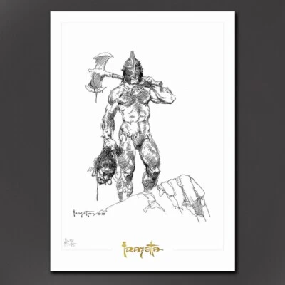 Frank Frazetta - Día de la Ira - Giclée Edición Limitada Oficial Foto 1 de 3