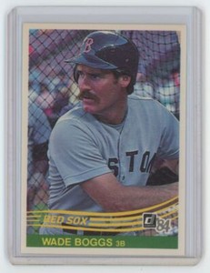 1984 Donruss Wade Boggs . Boston Red Sox #151