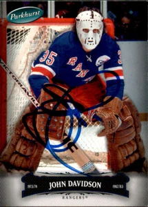 John Davidson Signed Autographed 06/07 Parkhurst card New York Rangers - Picture 1 of 2
