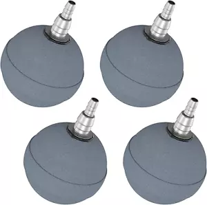 4 Pack Aquarium 2 Inch Air Stone Ball Bubble Diffuser Release Tool for Air Pumps - Picture 1 of 8