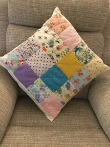 Handmade patch Cushion. - Picture 1 of 2