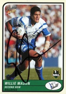 Signed 2005 Canterbury Bulldogs NRL Select Tradition Card - Willie Mason - Picture 1 of 3