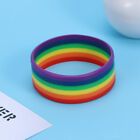 2 Pcs Bracelet Gift LGBT Chain Bracelet Rainbow LGBT Braided Bracelet