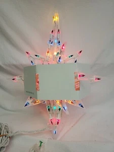 Belén Iluminado Árbol Estrella Topper 📦  - Imagen 1 de 3