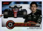 Zhou Guanyu 2023 Topps Chrome Formula 1 Camber Refractor #Cam-Zg F1 Rac Id:94296