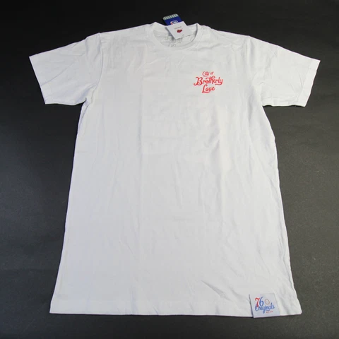 Philadelphia 76ers Sportiqe NBA Authentics Short Sleeve Shirt Men's White New Cover
