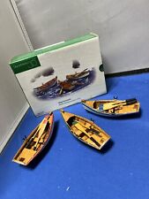 Dept 56 Village Accessories "Wooden Rowboats" Set of 3 #56.52797 Boxed R7S3