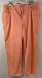 Leggings The Platinum Crop by Chicos taglia 2,5 nuovi con etichetta Royal Peach - Foto 1 di 8