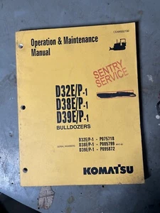 Komstsu D32E/P-1 Bulldozer Operator & Maintenance Manual CEAM002700 D38,39E/P-1 - Picture 1 of 5