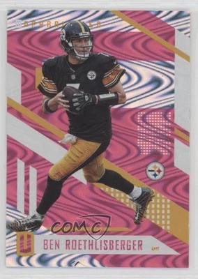 2017 Panini Unparalleled Pink Ben Roethlisberger #25 - Image 1 of 2
