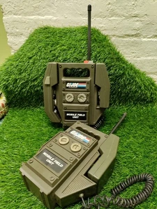 2 1984 GI Joe Mobile Field Unit Walkie Talkie 2-Way Radio Command Control *AS IS - Picture 1 of 7