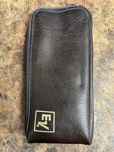 Vintage EV Electro Voice Bag Case Braun Mikrofon Ersatz Reißverschluss Etui Rarität - Bild 1 von 2