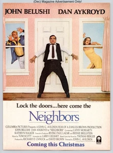 Nachbarn John Belushi Dan Aykroyd Film Promo Vintage 1981 Werbung - Bild 1 von 5