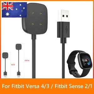 1/2pcs Charger Adapter 5V 1A 50/100cm Charger Cradle Dock for Fitbit Sense 2/1 - Zdjęcie 1 z 24