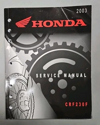 Honda CRF230F 2003 CRF 230 OEM manual de servicio original Foto 1 de 4
