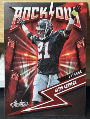2023 Panini Absolute #5 Deion Sanders Rock Out D1 - Image 1 of 2
