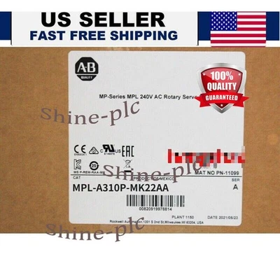 Allen Bradley MPL-A310P-MK22AA Servo Motor MPLA310PMK22AA ping US Free Tax - Image 1 of 4