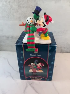 Vintage 1990er Mickey & Schneemann Strumpf Aufhänger Santa's Best Mickey Unlimited - Bild 1 von 8