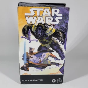 Figura de acción Star Wars The Black Series Black Krrsantan Hasbro 4+ caja de desgaste - Imagen 1 de 9