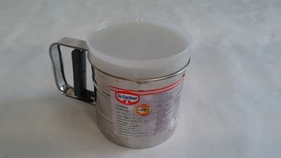 Dr.Oetker 1974 Farina Setaccio, Acciaio Inox, 10.5 X 10 CM, Argento - Immagine 1 di 4