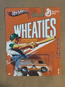 2011 Hot Wheels '70s Van General Mills Wheaties Pop Culture Real Riders - Picture 1 of 2