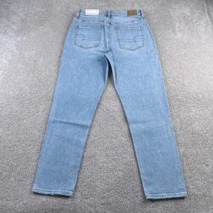 American Eagle Jeans Womens 6 Blue Mom Jean Strigid Stretch Denim NEW NWT - Picture 1 of 17