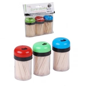 600 x TOOTHPICKS CHERRY OLIVES WOODEN BAMBOO COCKTAIL STICKS - Picture 1 of 1