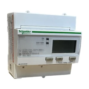 Schneider Acti 9 A9MEM3210 iEM3210 LCD Digital Power kWh Three Phase 3P Meter - Picture 1 of 4
