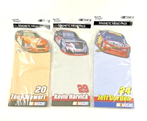 Blocs de notas magnéticos Nascar Martin Designs: Gordon, Stewart, Harvick 60 hojas - Imagen 1 de 3