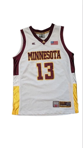 Vintage Minnesota Golden Gophers #13 Basketball Jersey Colosseum Men's Sz Small Cover
