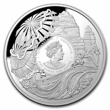 2022 🐠GREAT BARRIER REEF🐟 1oz Domed Silver Proof $5 Coin Australia