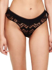 XS (8) Chantal Thomass Briefs Nocturne Tanga Mid Rise Stretch Knickers Lingerie