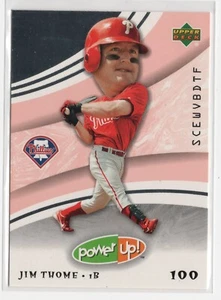 2004 UD Upper Deck POWER UP! Jim Thome ORANGE INSERT 100 POINTS #88 PHILLIES - Picture 1 of 1