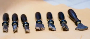 7pcs Leather Craft Shoemaker Sole Heel Shoe edge ironing tool - Picture 1 of 6
