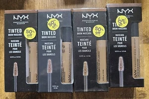 Lot Of 4 NYX Professional Makeup ~ Tinted Brow Mascara ~TBM03 Brunette New - Picture 1 of 2