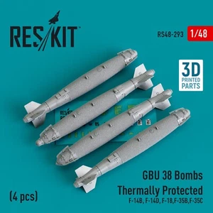 Bombas con protección térmica 1:48 ResKit RS48-0293 GBU-38 F-14 F-18 3D - Imagen 1 de 1
