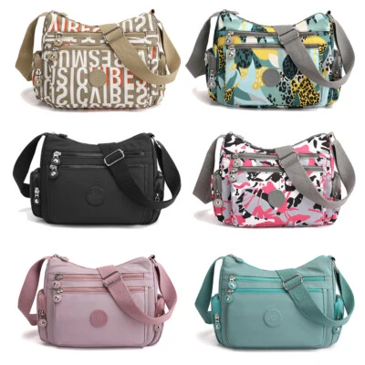 Women New Nylon Messenger Bag Large Capacity Ladies Casual Crossbody Handbag US - Image 1 of 4