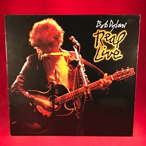 BOB DYLAN Real Live 1984 UK vinyl LP + INNER original in concert Wembley A - Picture 1 of 6