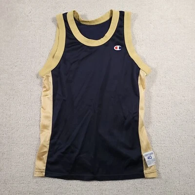 Camiseta de práctica de malla Champion vintage para hombre mediana 40 años 90 Notre Dame hecha en EE. UU. Foto 1 de 4