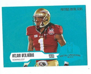 Kelvin Benjamin 2014 Flair Showcase Metal Universe PMG Precious Metal Gems /100 - Picture 1 of 1