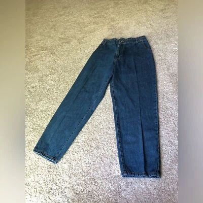 Mango MNG women High-Waist Straight Leg Slouchy Jeans Size US 12 ruffle back - Image 1 of 4
